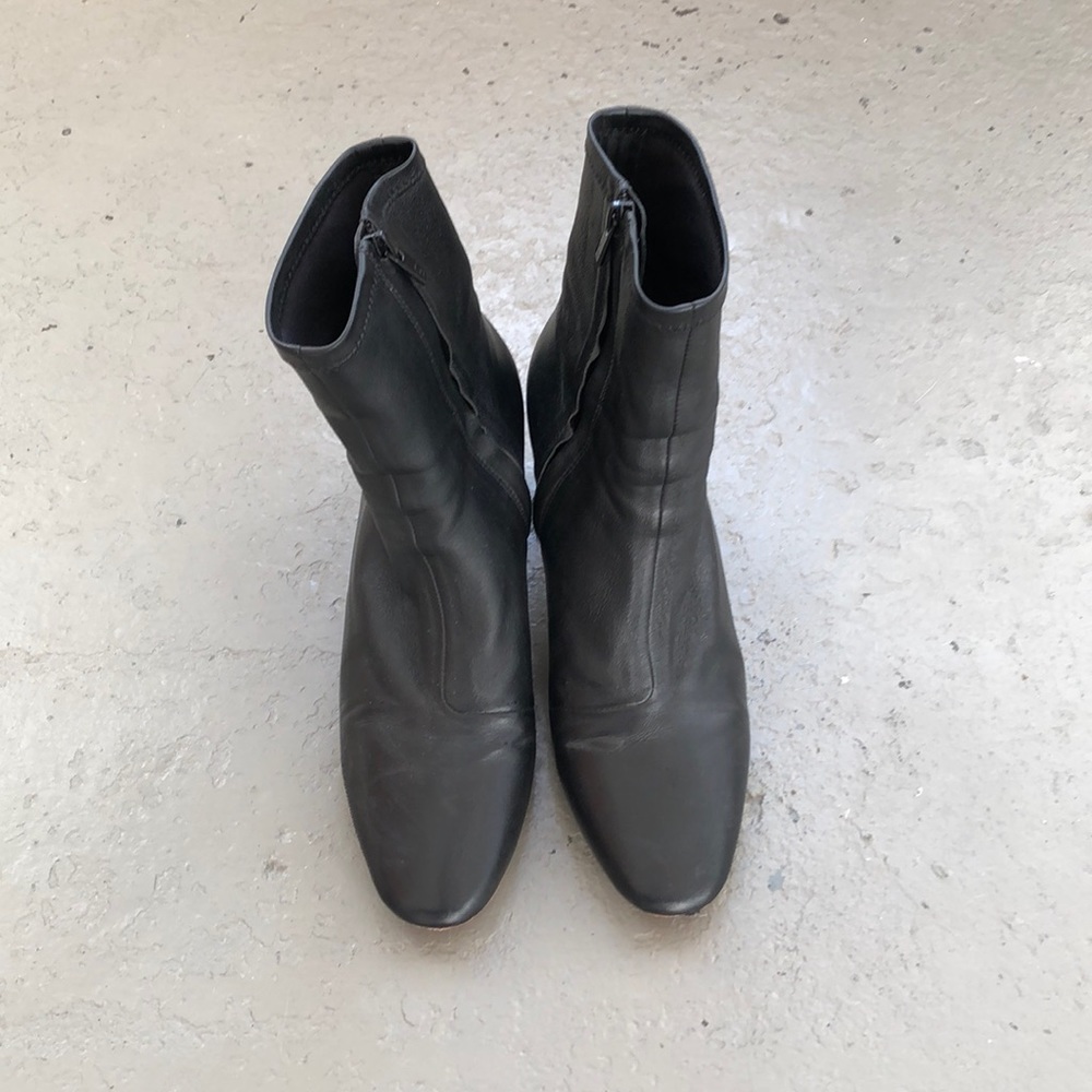 Loeffler Randall Black Elise Glove Boots, Size 8.5